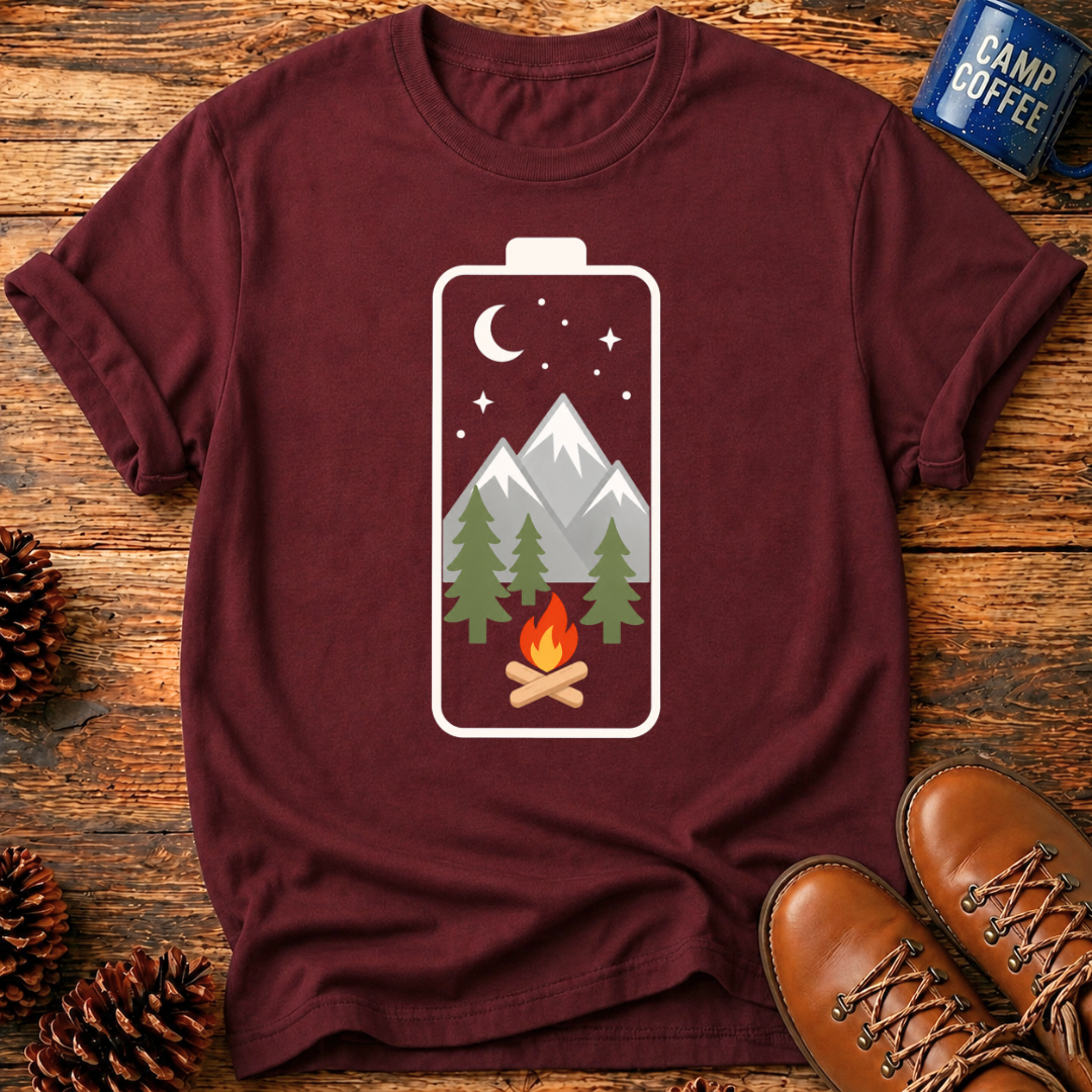Campfire Battery T‑Shirt