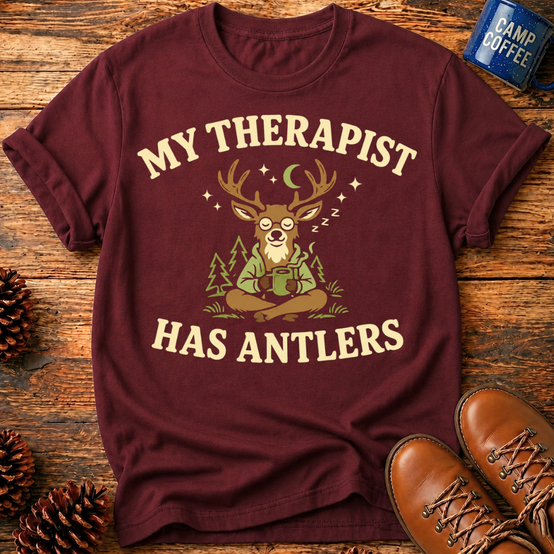 My Therapist Has Antlers T-Shirt
