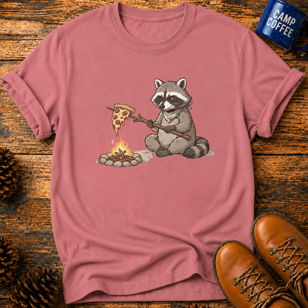 Campfire Raccoon T-Shirt
