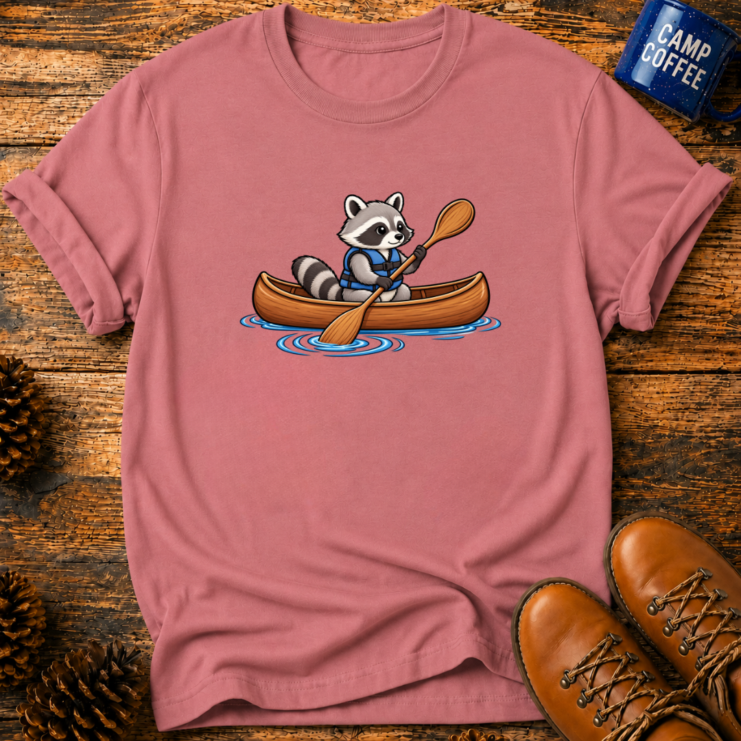Raccoon Canoe T-Shirt