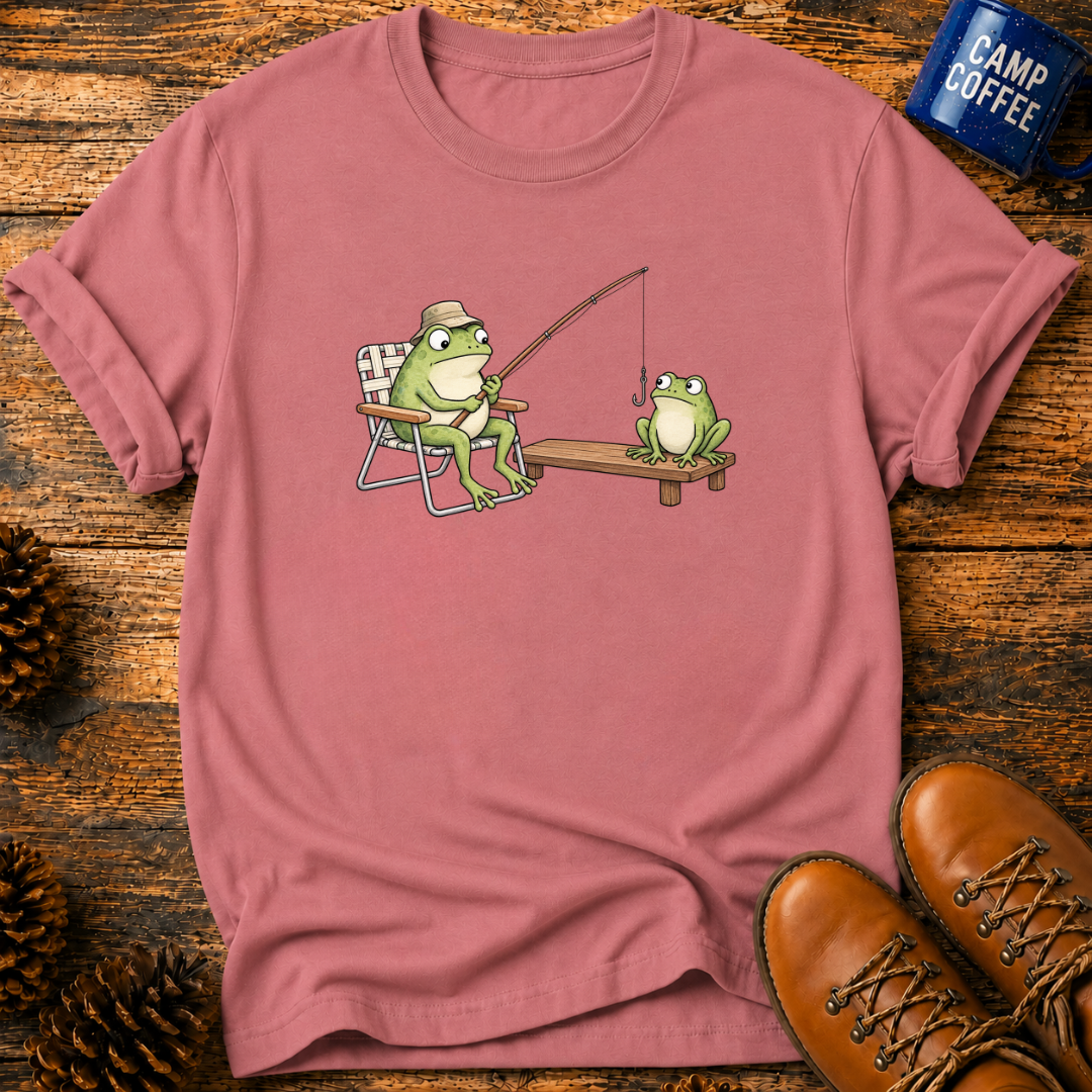 Frog Fishing T‑Shirt