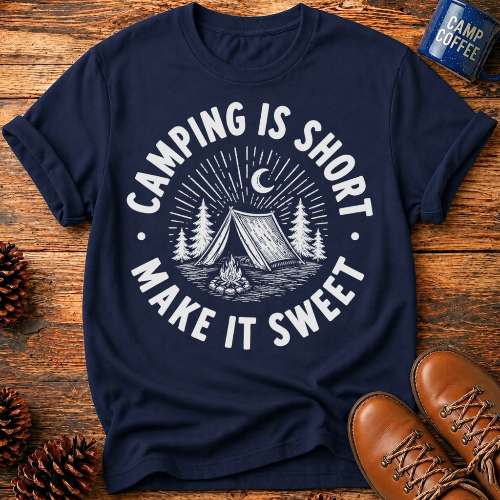 Camping Is Short T‑Shirt