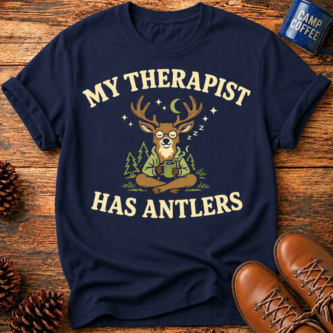 My Therapist Has Antlers T-Shirt