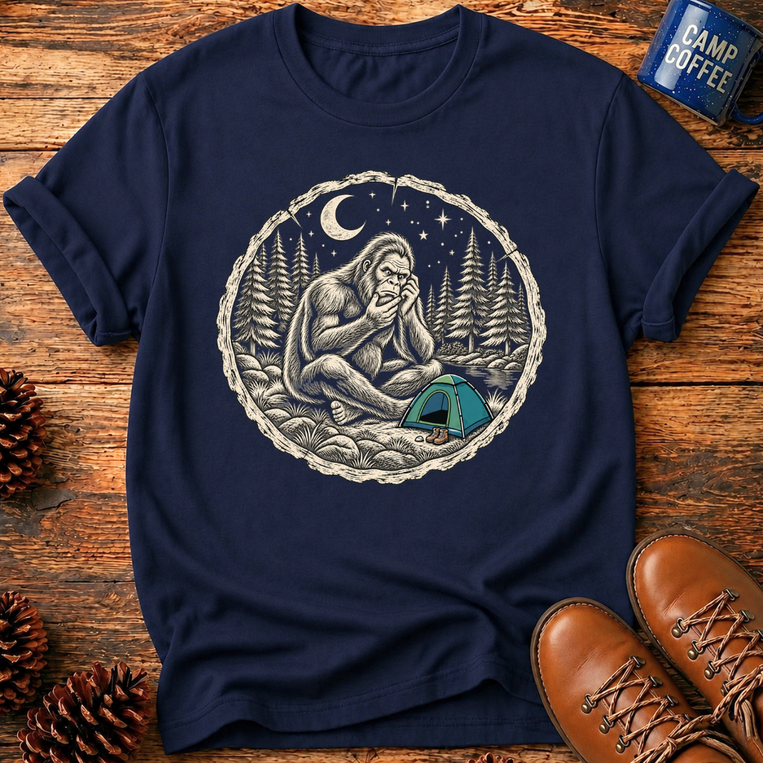 Bigfoot Camping T‑Shirt