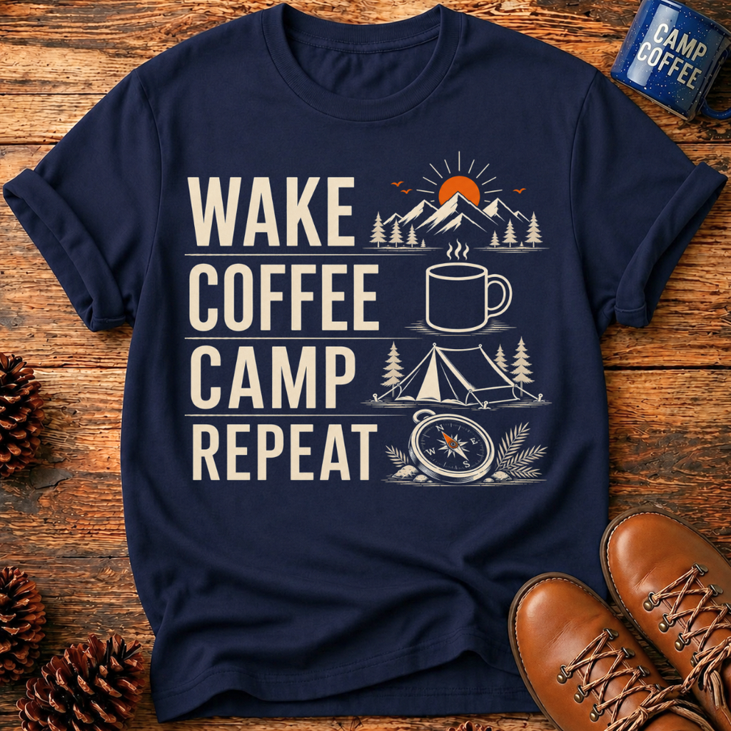 Wake Coffee Camp T-Shirt