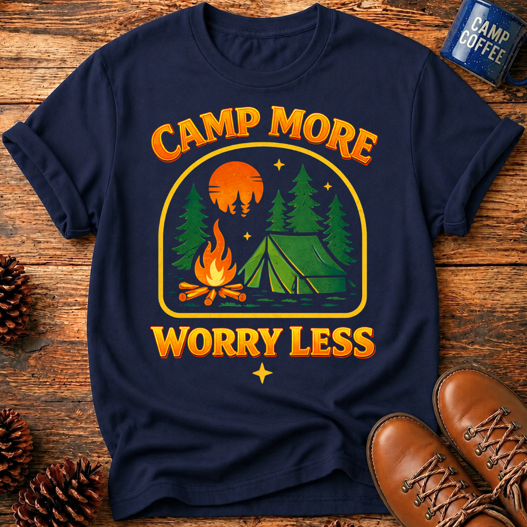 Camp More Worry Less T-Shirt