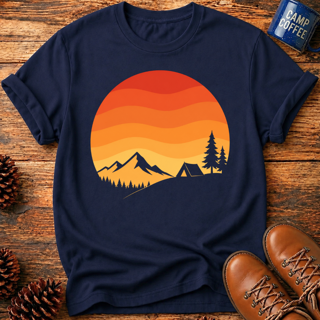 Camping Sunset T-Shirt