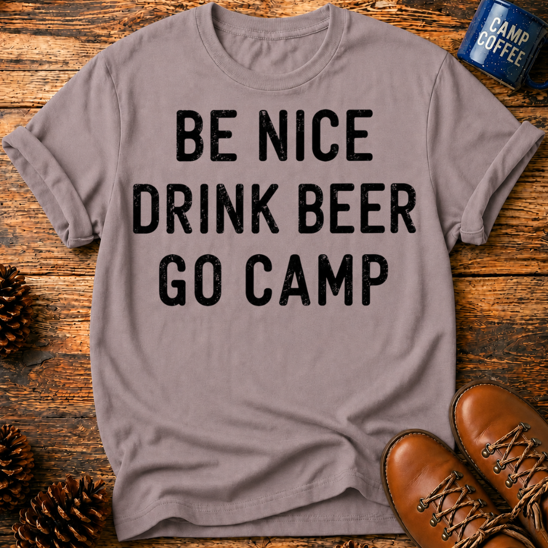 Be Nice Go Camp T-Shirt