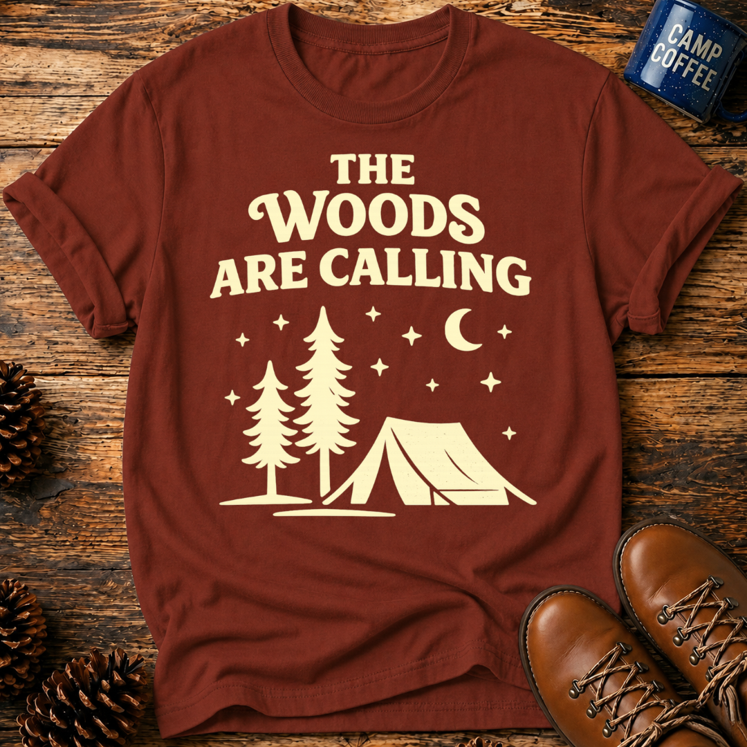 Woods Are Calling T‑Shirt