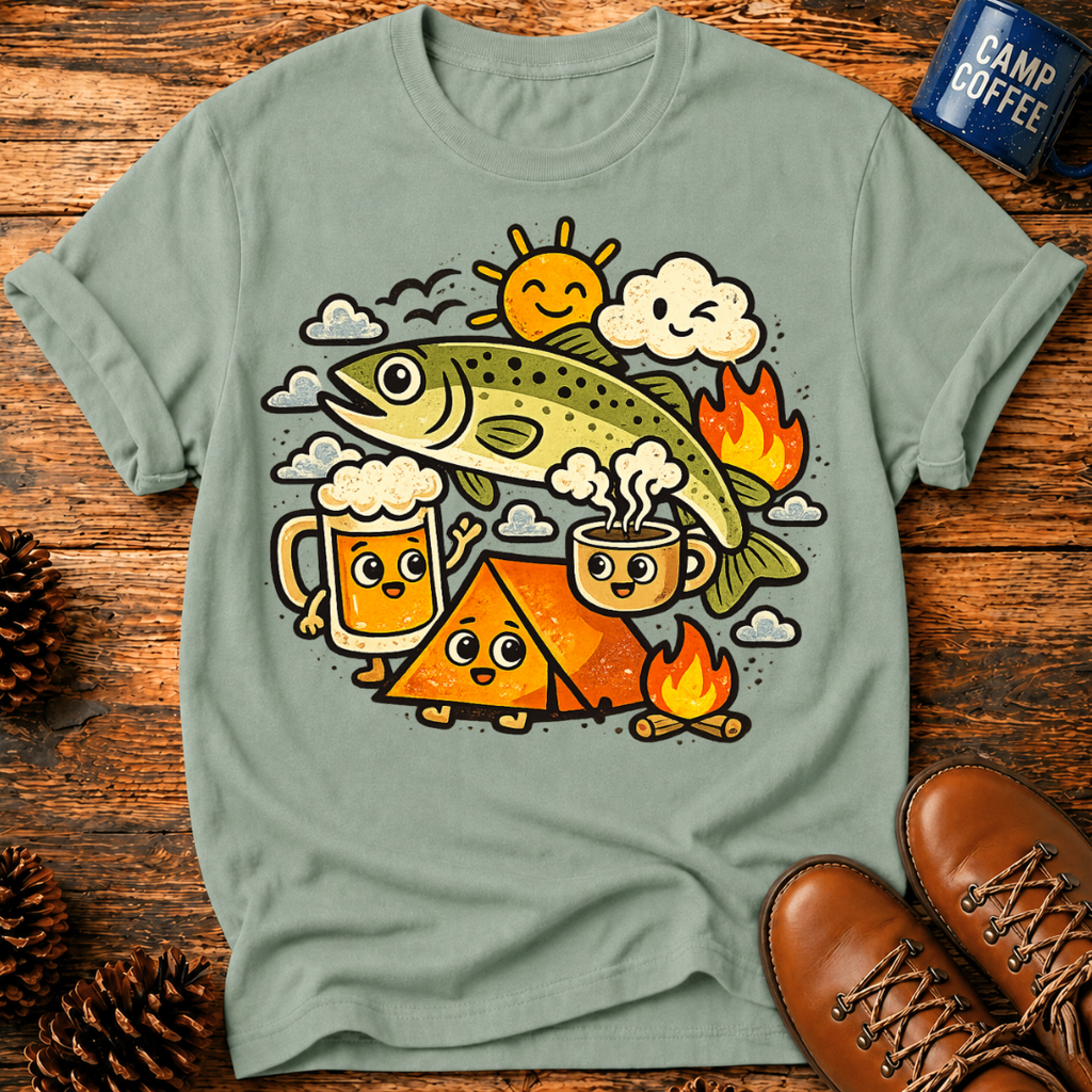 Camp Repeat T‑Shirt