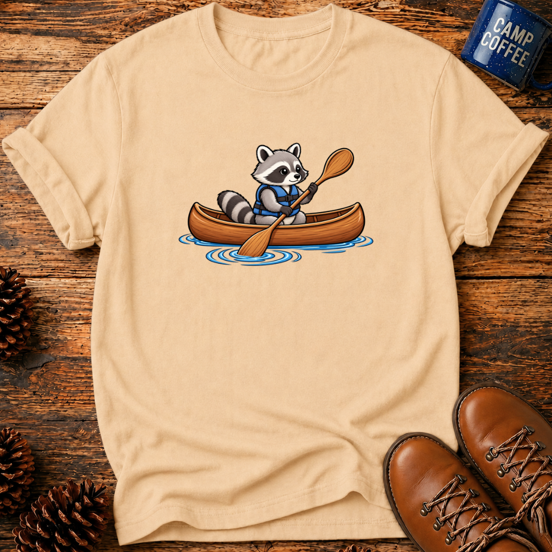 Raccoon Canoe T-Shirt