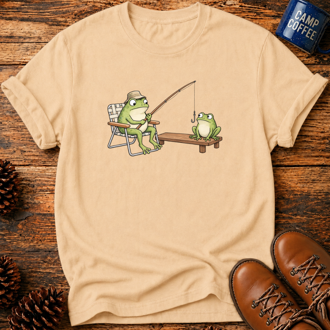 Frog Fishing T‑Shirt