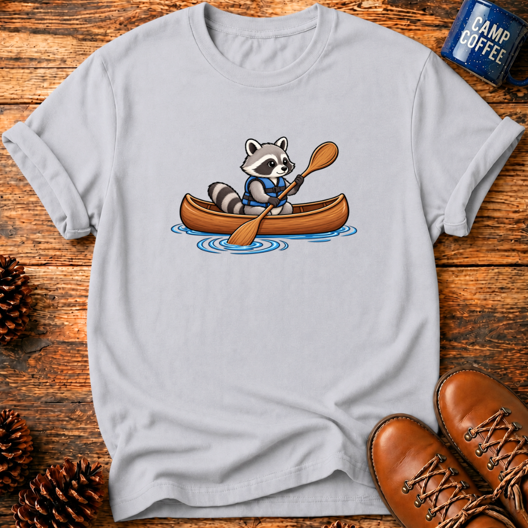 Raccoon Canoe T-Shirt