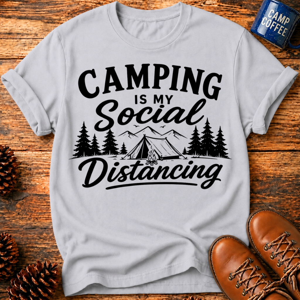 Camping Distancing T-Shirt
