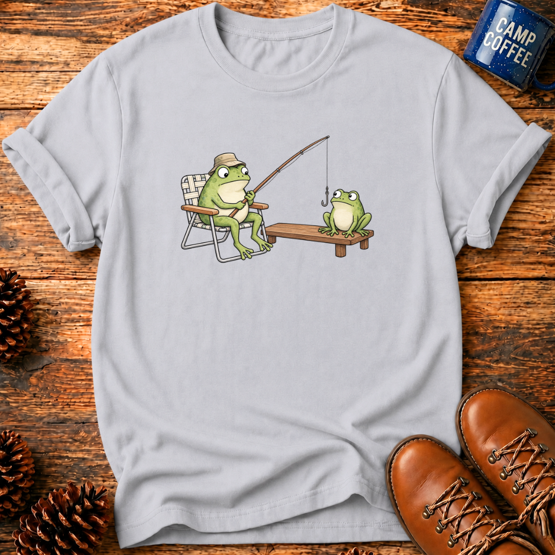 Frog Fishing T‑Shirt
