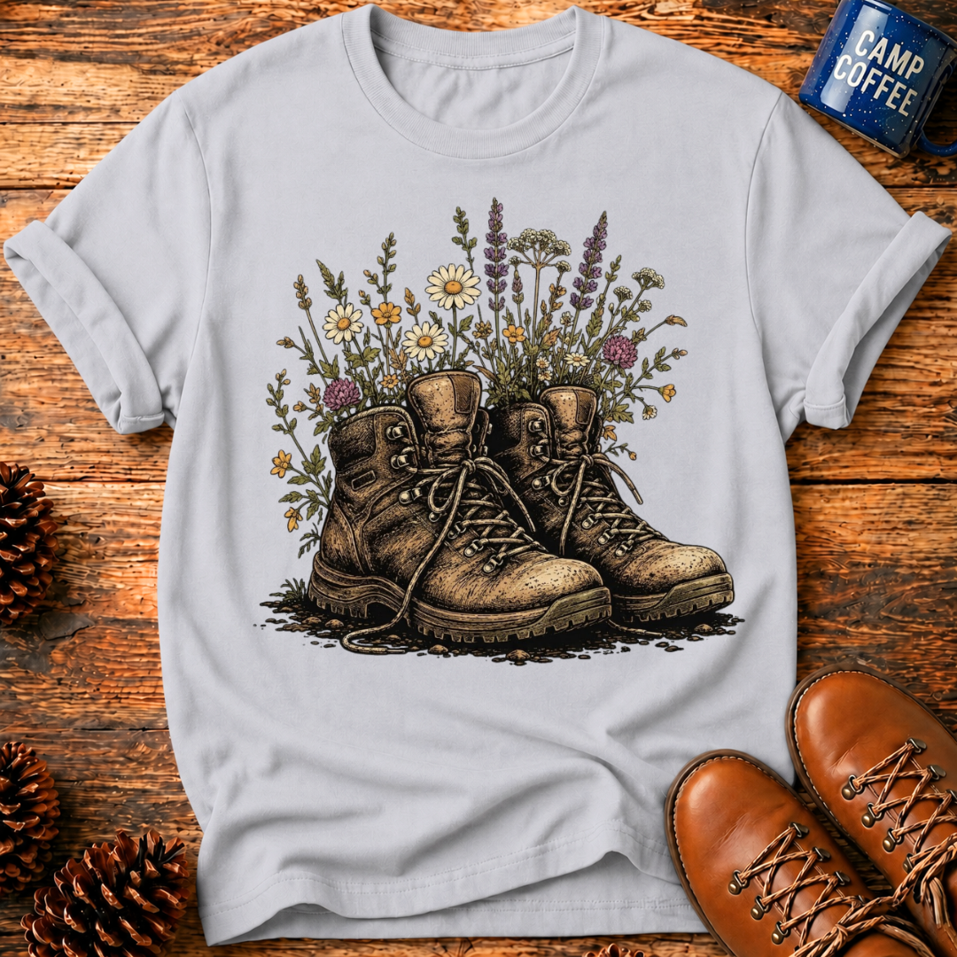 Boots & Wildflowers T‑Shirt
