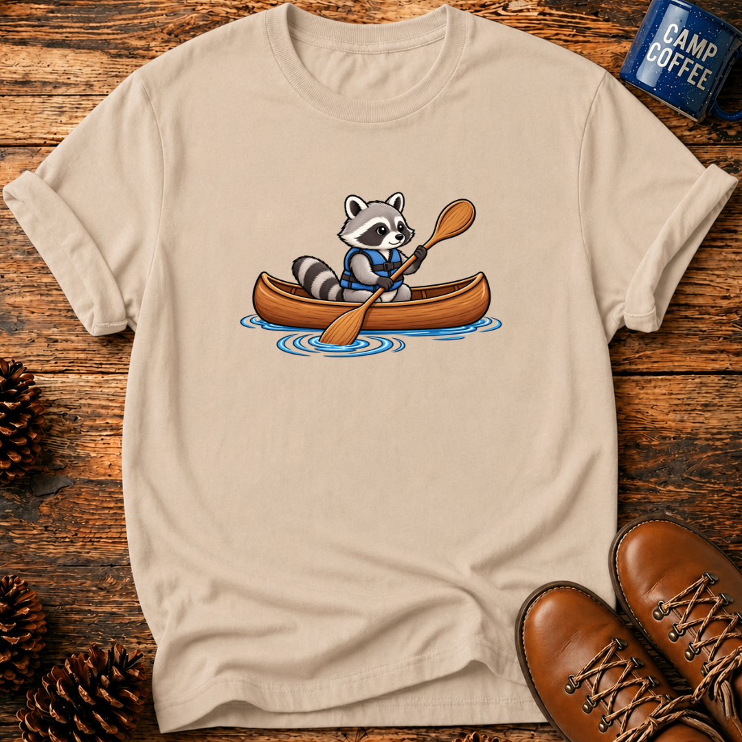 Raccoon Canoe T-Shirt