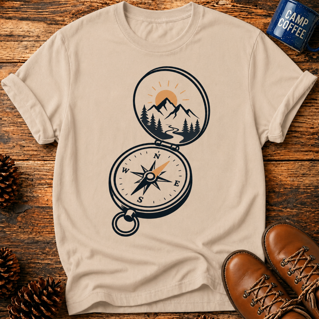 Compass Mountain T‑Shirt