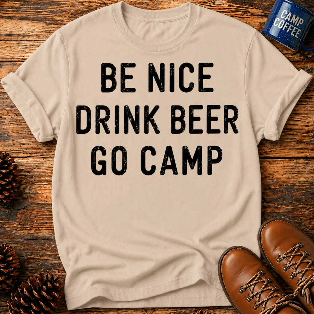 Be Nice Go Camp T-Shirt