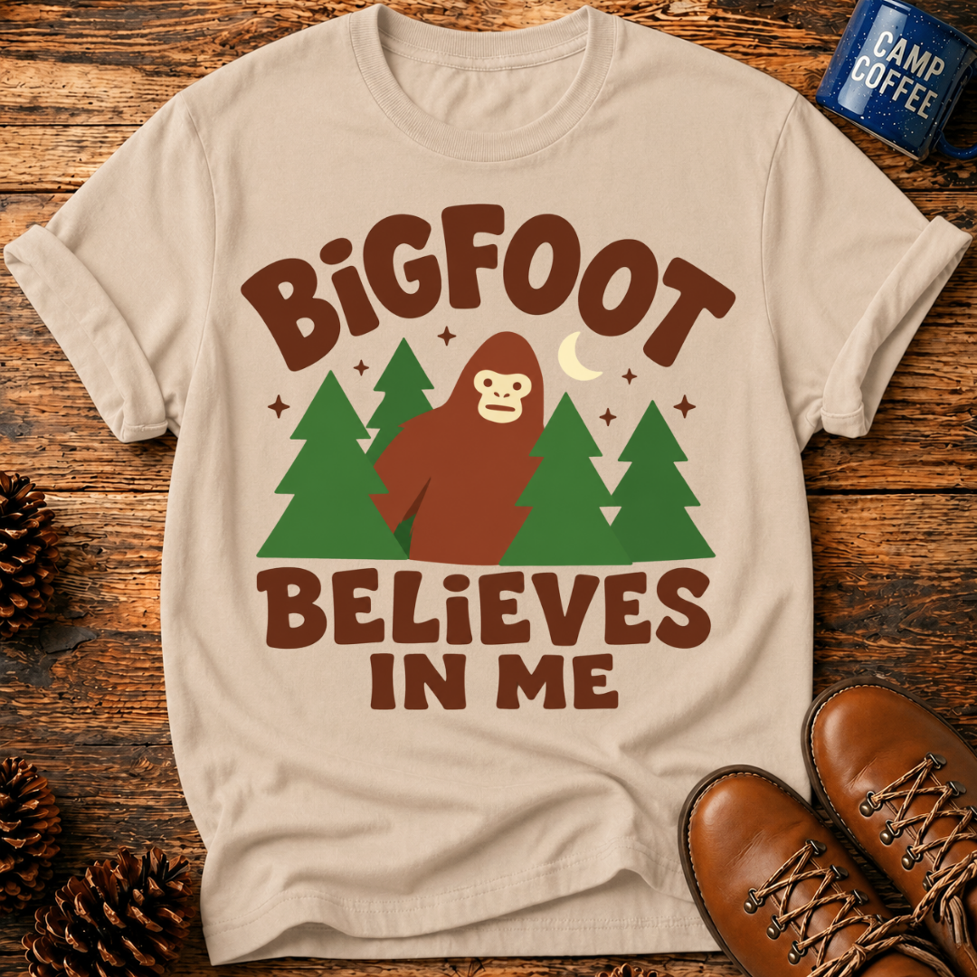 Bigfoot Believes T-Shirt