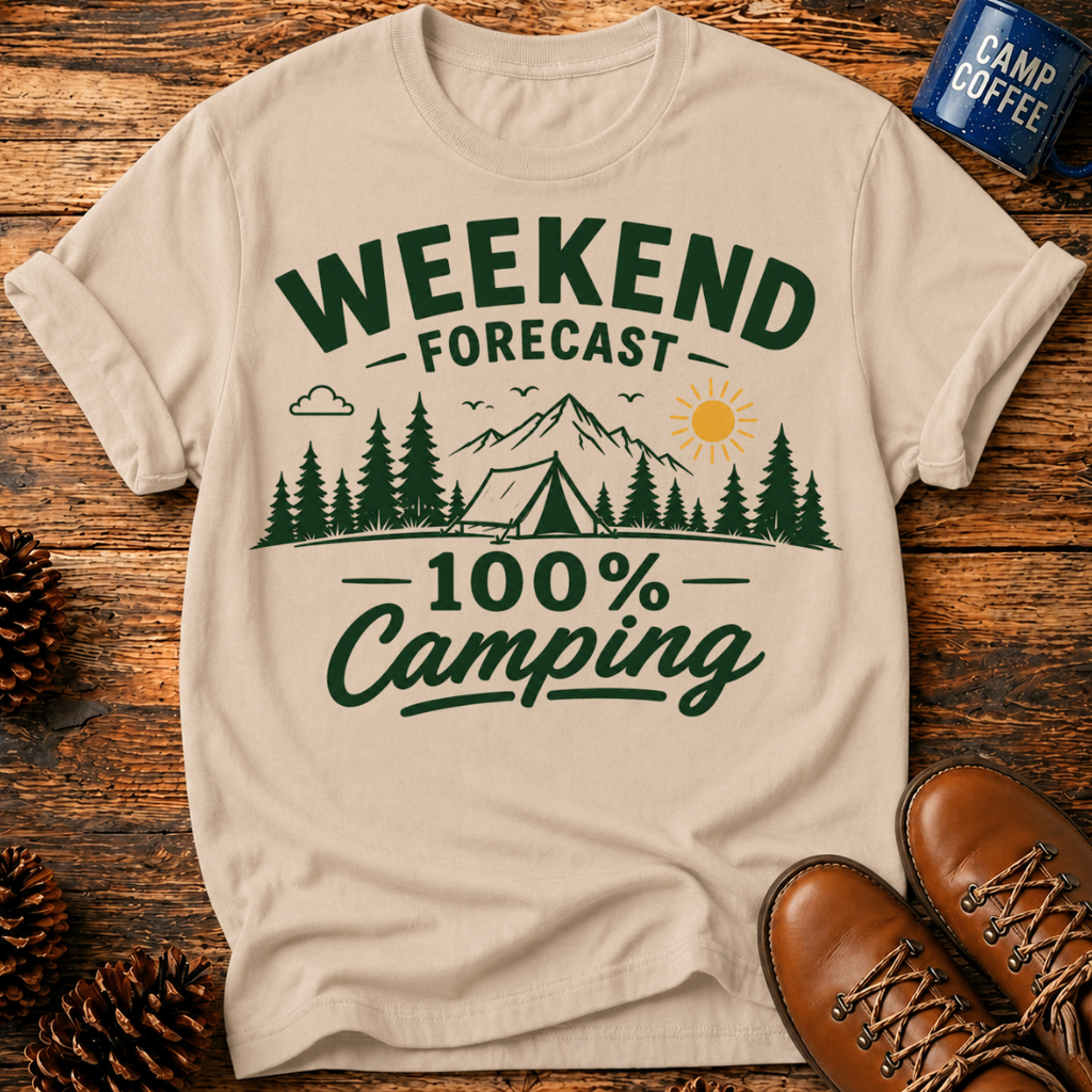 100% Camping T-Shirt