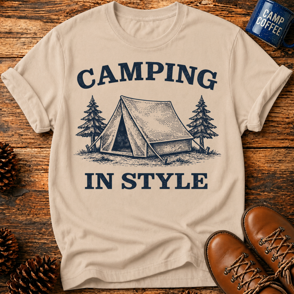 Camping In Style T-Shirt