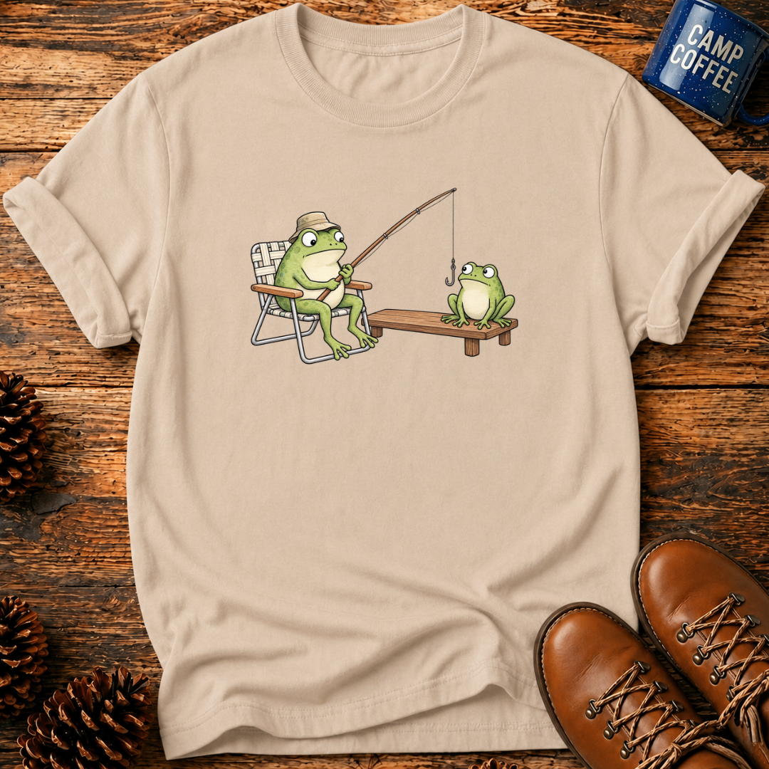 Frog Fishing T‑Shirt