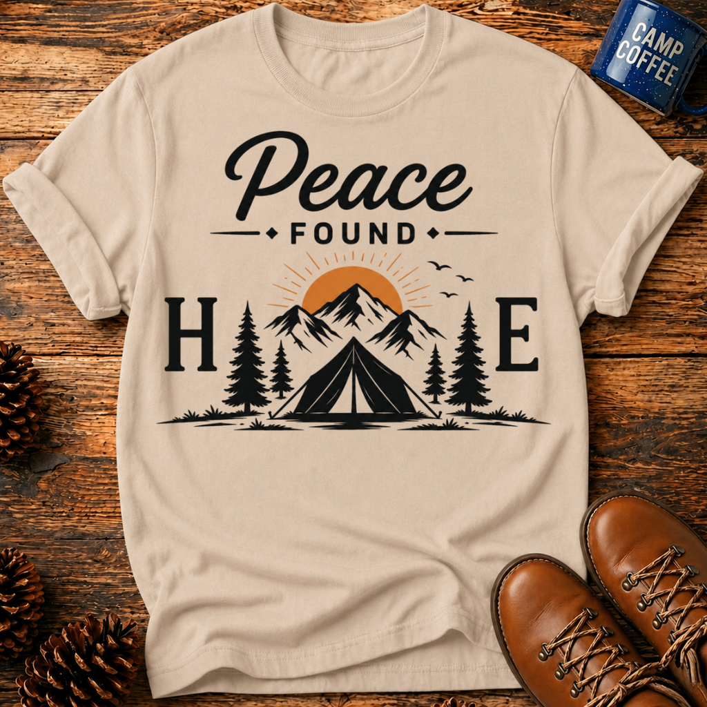 Peace Found Here T‑Shirt