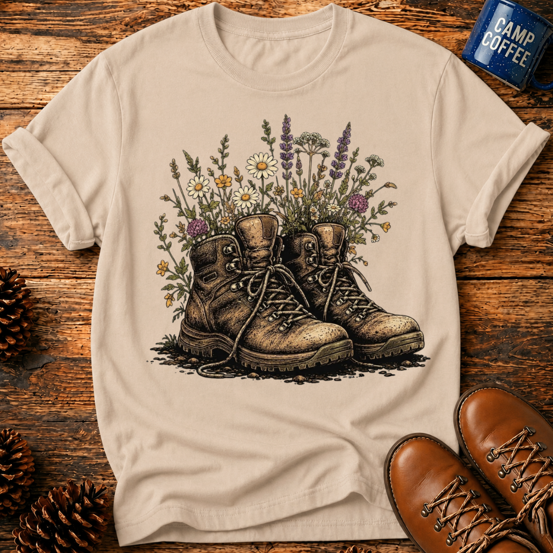 Boots & Wildflowers T‑Shirt