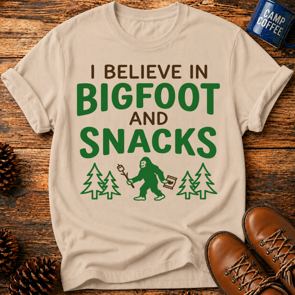 Bigfoot And Snacks T-Shirt