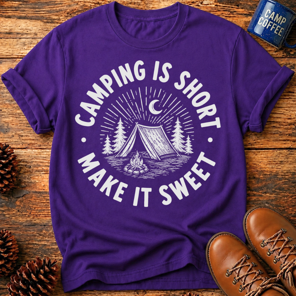 Camping Is Short T‑Shirt