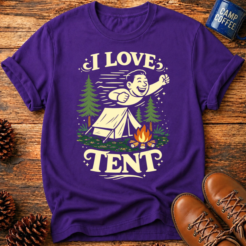 I Love Tent T‑Shirt