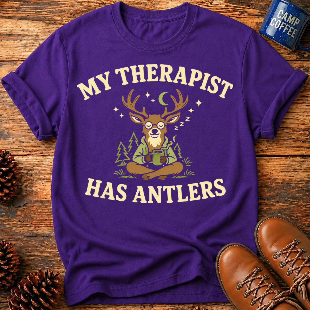 My Therapist Has Antlers T-Shirt