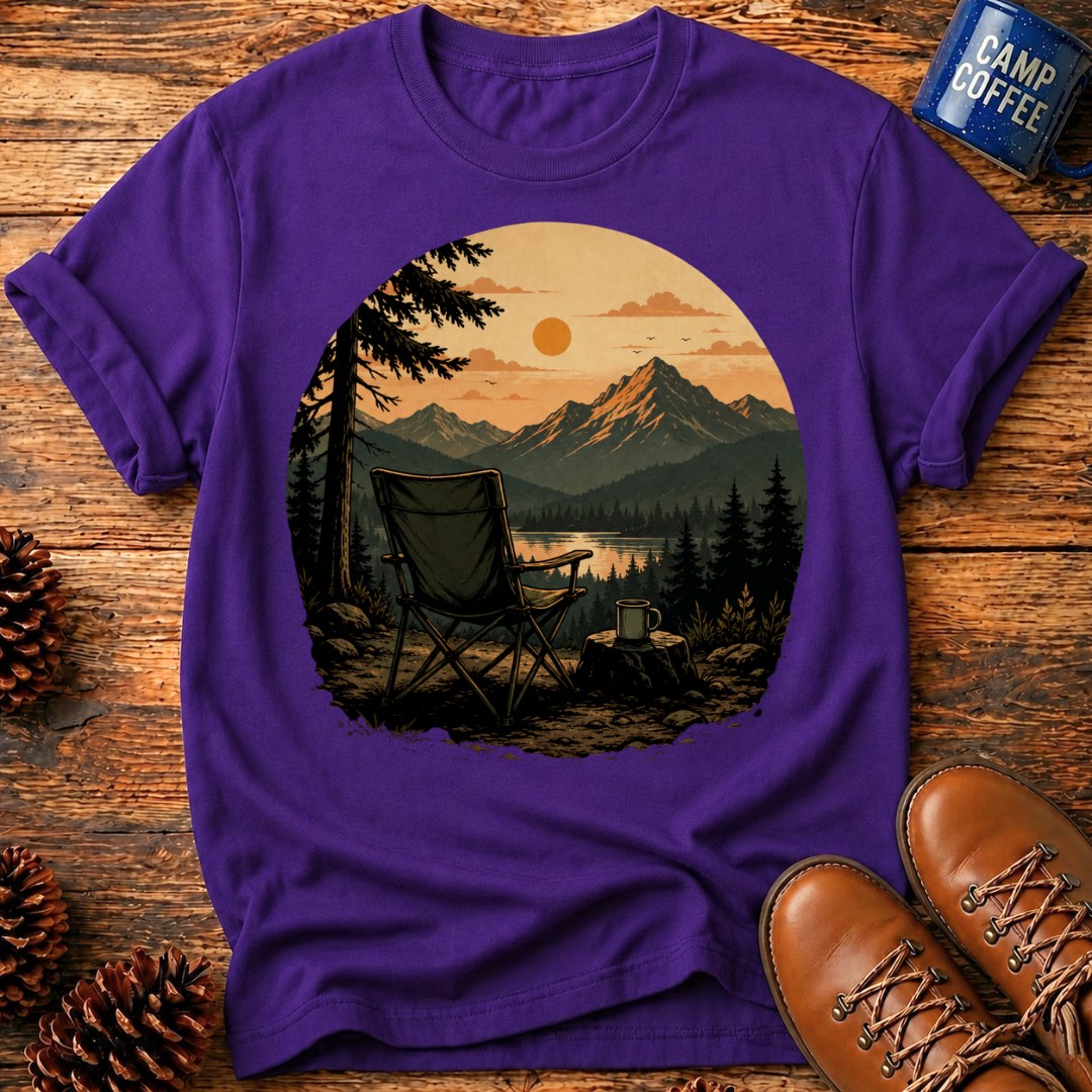 Camping Sunset T-Shirt