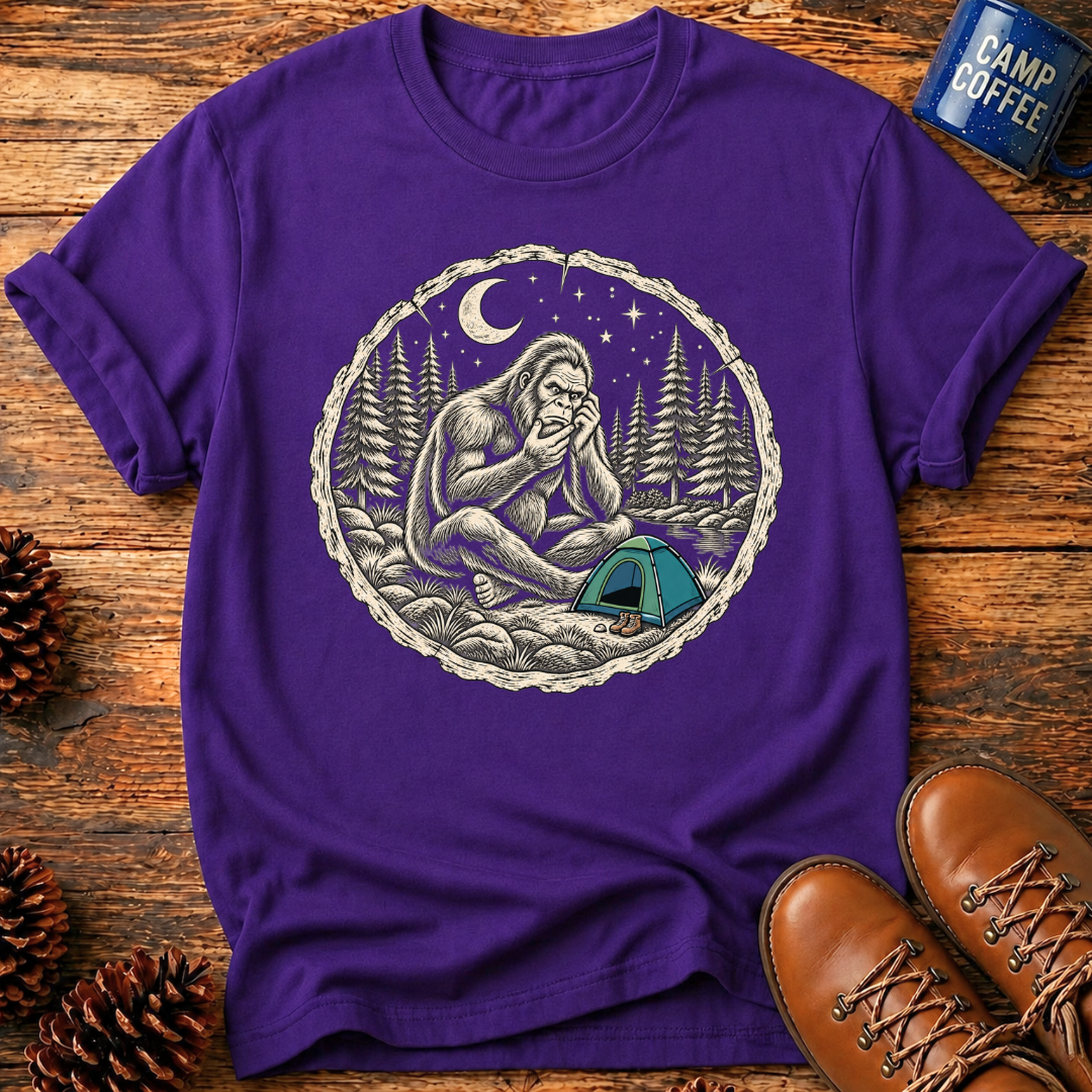 Bigfoot Camping T‑Shirt