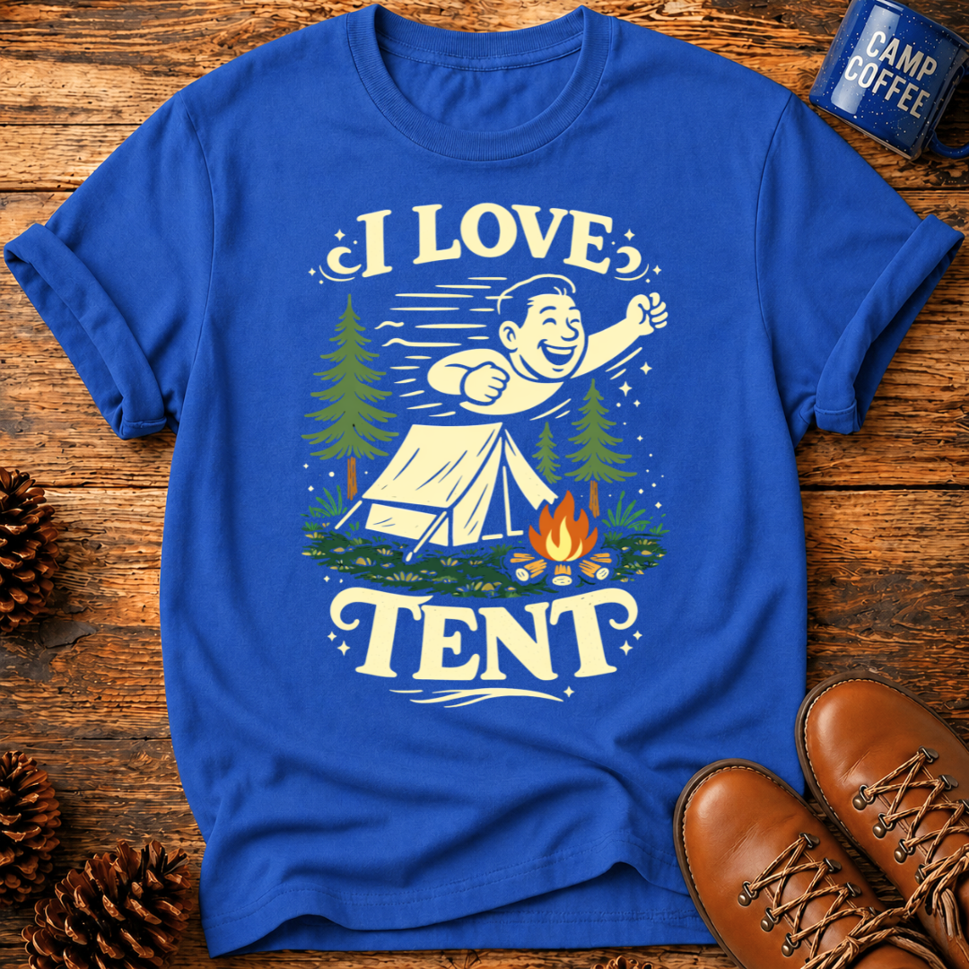 I Love Tent T‑Shirt