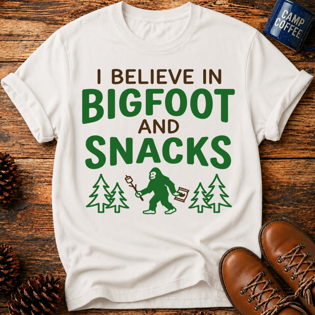 Bigfoot And Snacks T-Shirt