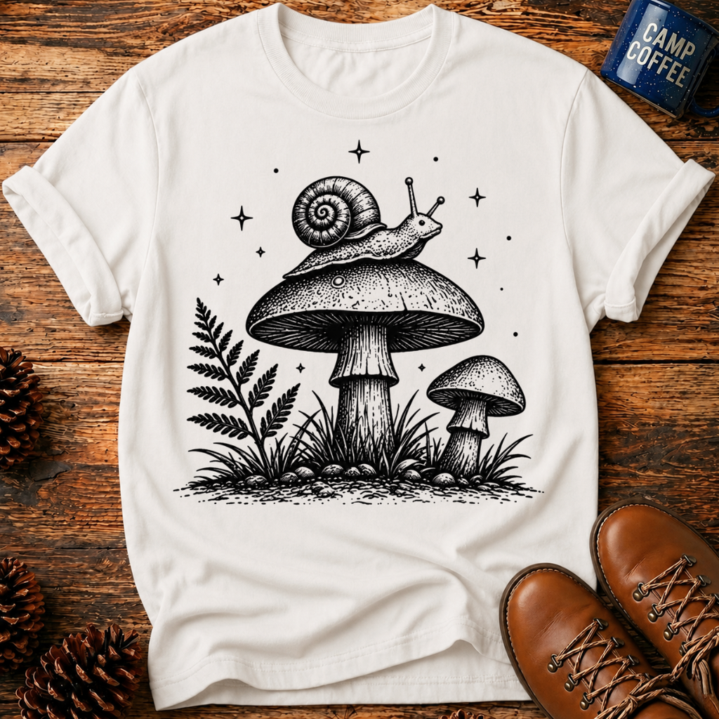 Mushroom & Snail T-Shirt
