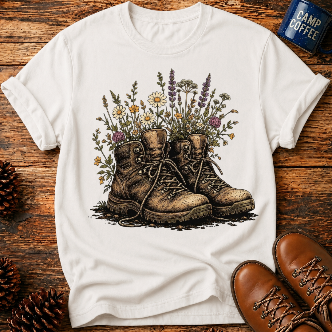 Boots & Wildflowers T‑Shirt