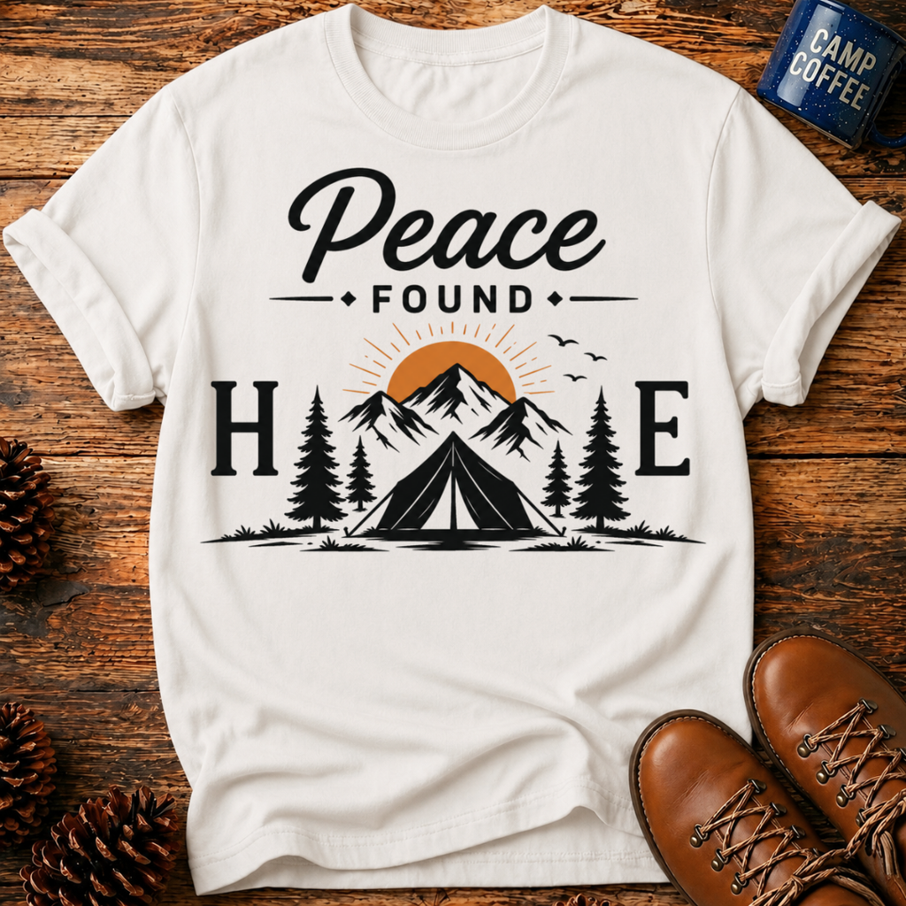 Peace Found Here T‑Shirt