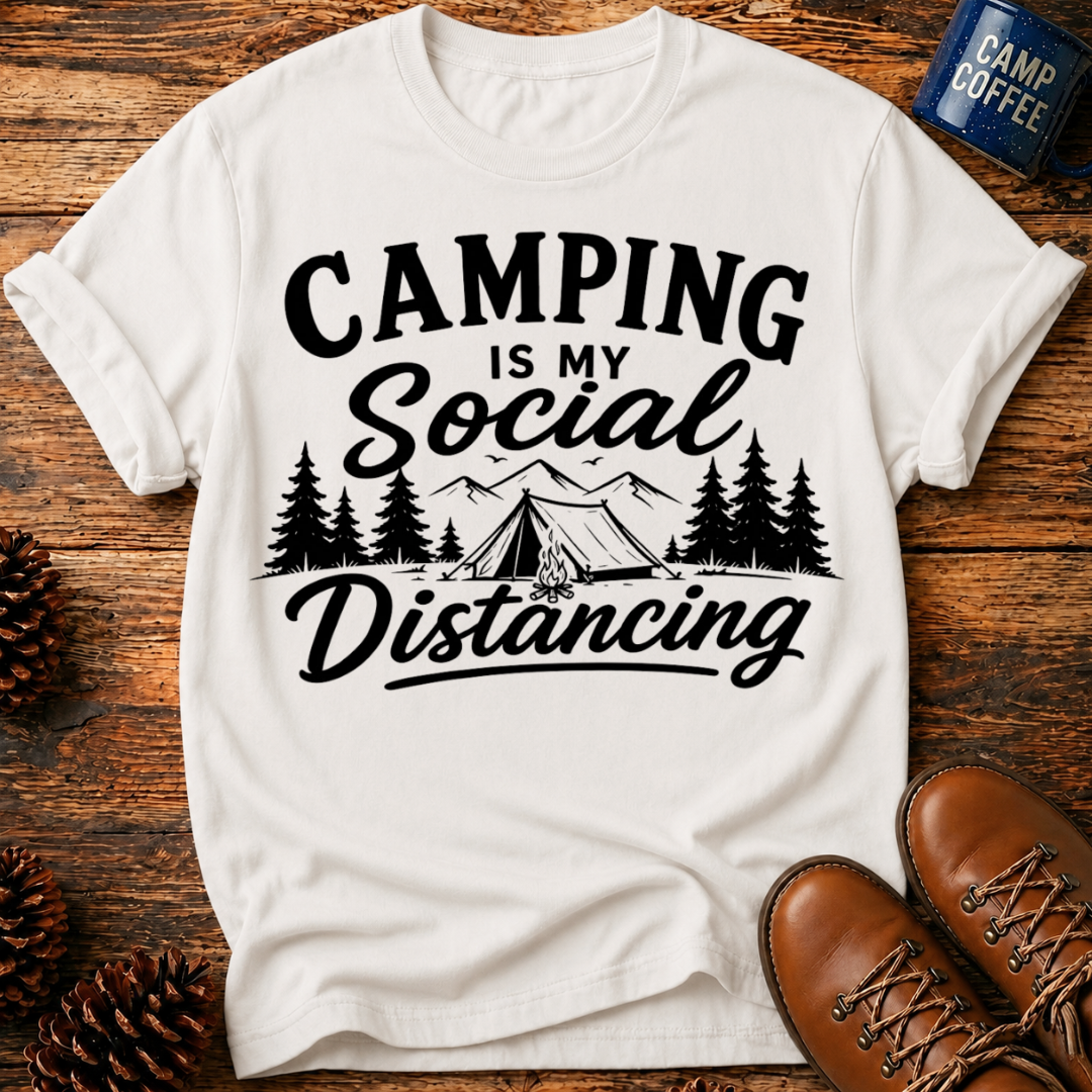 Camping Distancing T-Shirt